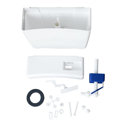 Toiletskyl Hængende Hvid 6L Start/Stop 35x34,5x12,5 cm