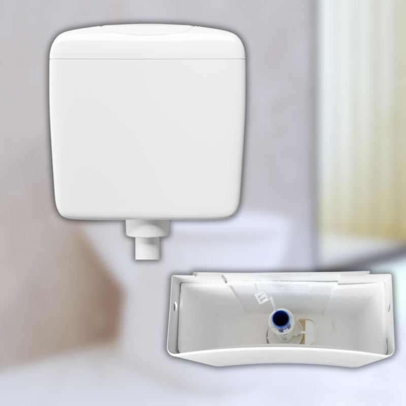Spłuczka WC Dolnopłuk Wiszący Start/Stop Kompakt Hvid 6L