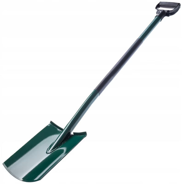 Spade Lige Metal Ergonomisk Skaft 118 cm