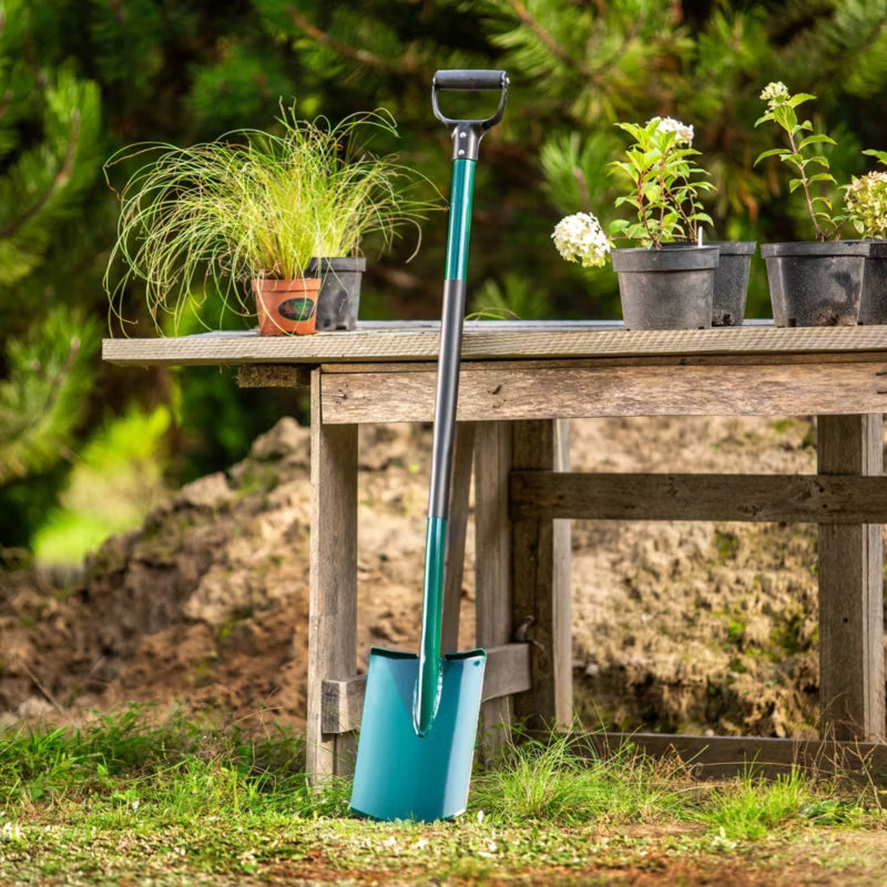 Spade Lige Metal Ergonomisk Skaft 118 cm