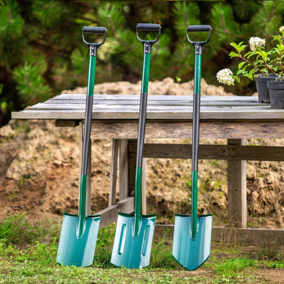 Spade Lige Metal Ergonomisk Skaft 118 cm
