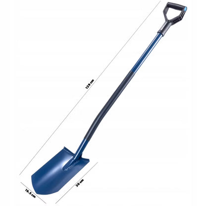 Spadestik 129 cm Metal Sort Blå