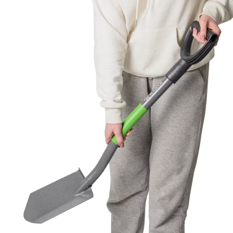 Spadestik 84,5 cm Sort og Grøn Metal