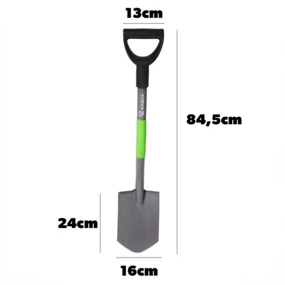 Spadestik 84,5 cm Sort og Grøn Metal