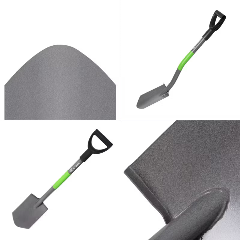 Spadestik 84,5 cm Sort og Grøn Metal