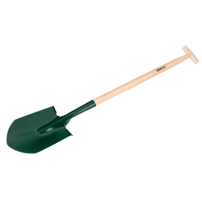 Spids Spade 120 cm Træskaft med T-Greb