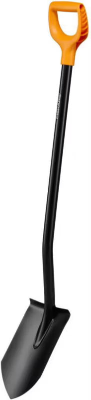 Spids Spade Solid 116,6 cm Sort Stål