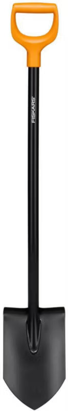 Spids Spade Solid 116,6 cm Sort Stål