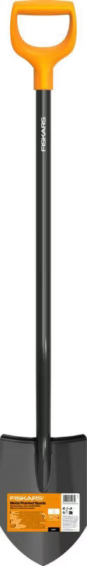 Spids Spade Solid 116,6 cm Sort Stål