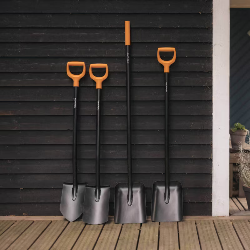 Spids Spade Solid 116,6 cm Sort Stål