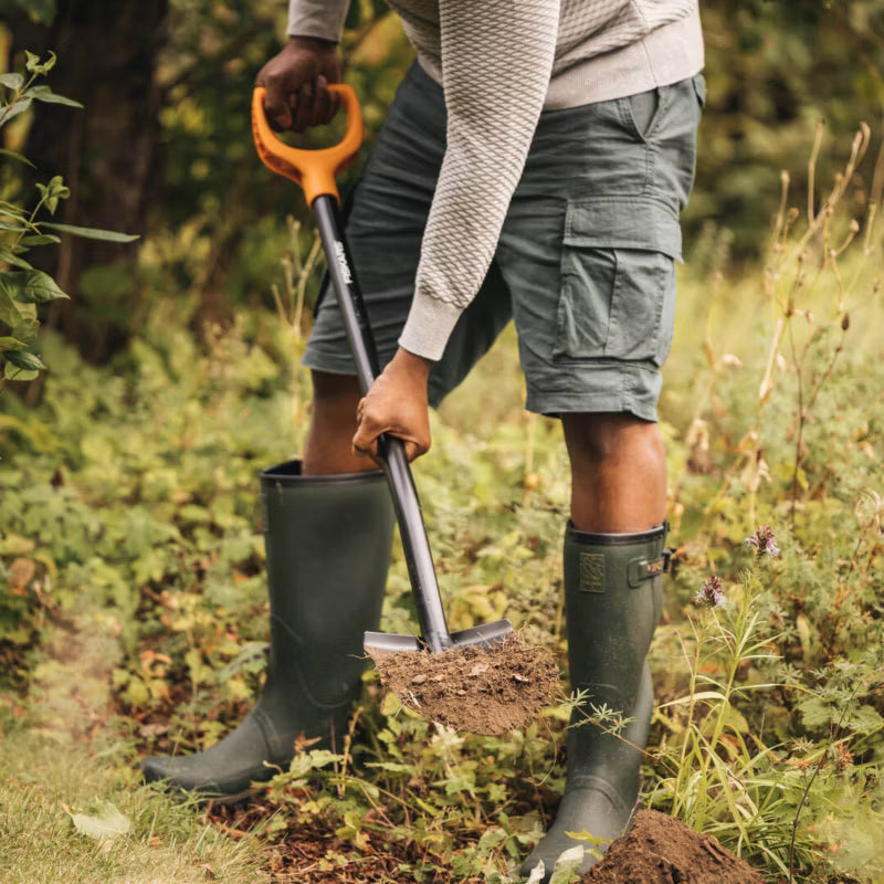 Spids Spade Solid 116,6 cm Sort Stål