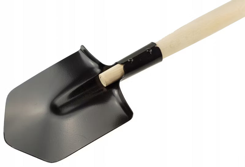 Spidsskovl 61 cm Stål med Træskaft