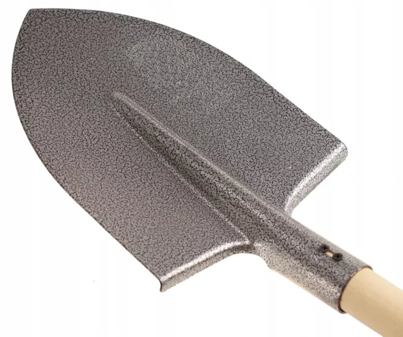 Spidsspade 126 cm med Træskaft