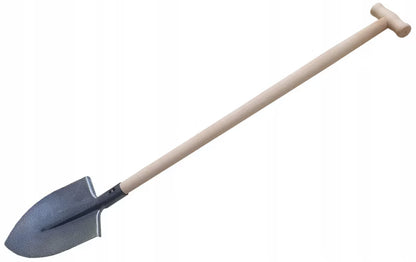 Spidsspade 126 cm med Træskaft