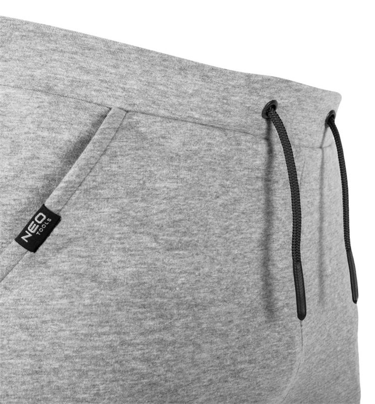 Unisex joggingbukser NEO TOOLS S COMFORT, grå melange, 1 stk.