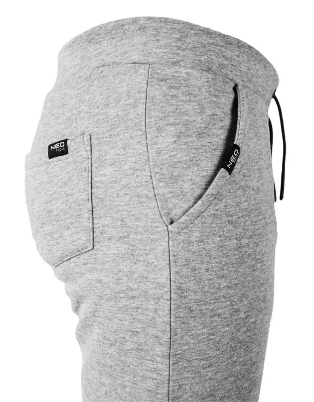 Unisex joggingbukser NEO TOOLS S COMFORT, grå melange, 1 stk.