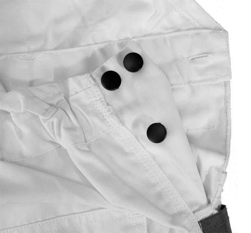 Unisex arbejdsselerbukser NEO TOOLS L hvide 1 stk.