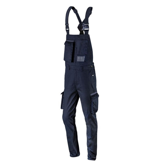 Unisex arbejdsbukser med seler NEO TOOLS L Navy 1 stk.