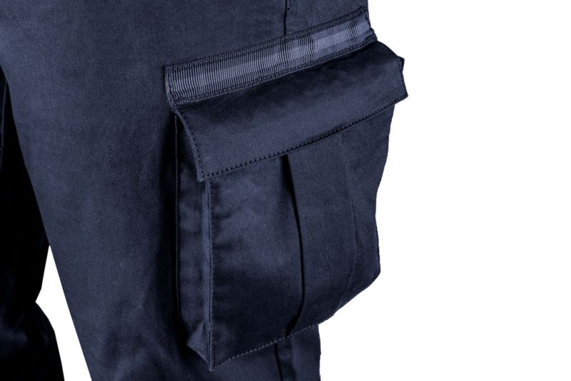 Unisex arbejdsbukser med seler NEO TOOLS L Navy 1 stk.