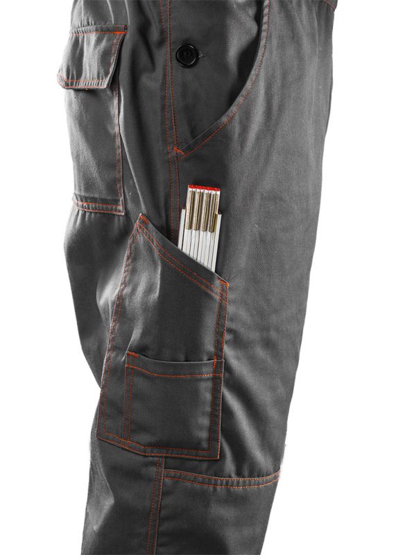 Unisex arbejdsbukser med seler NEO TOOLS XL med skumpuder til knæene, 1 stk.