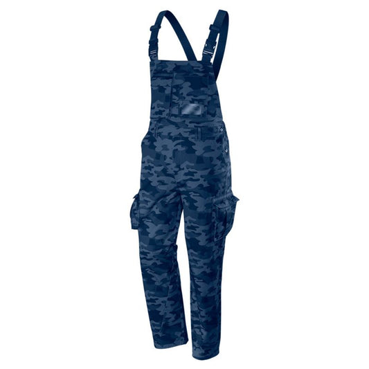 Unisex arbejdsbukser med seler NEO TOOLS XS CAMO Navy, 1 stk.