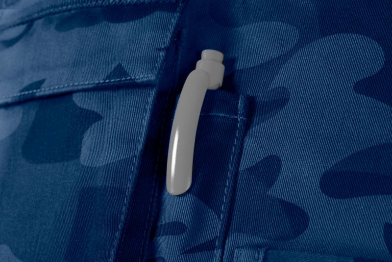 Unisex arbejdsbukser med seler NEO TOOLS XS CAMO Navy, 1 stk.