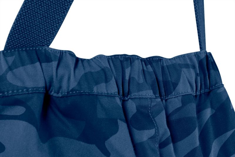Unisex arbejdsbukser med seler NEO TOOLS XS CAMO Navy, 1 stk.