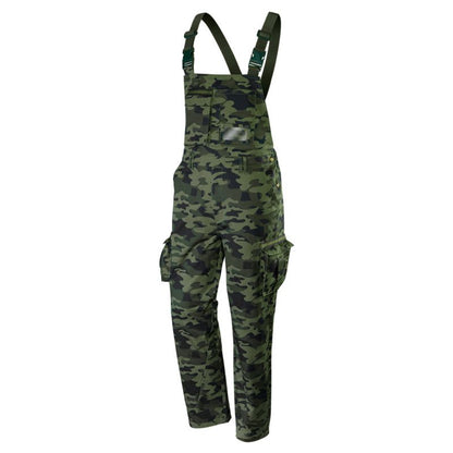 Unisex arbejdsbukser med seler NEO TOOLS XXL CAMO, 1 stk.