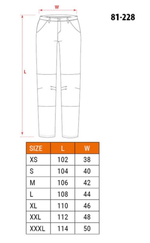 Arbejdssbukser NEO Denim XXXL