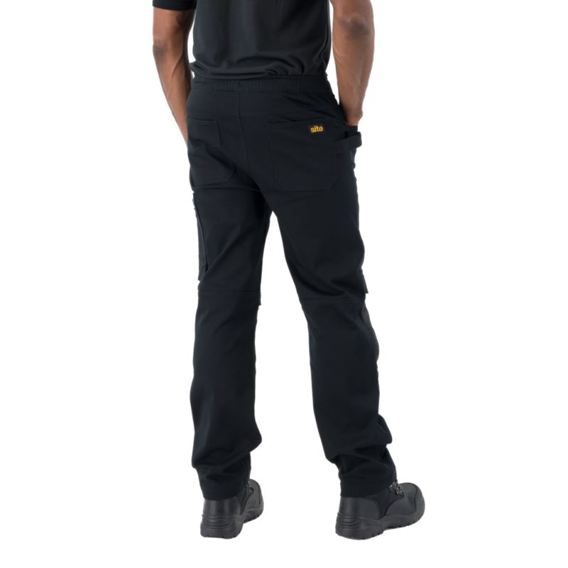 Sort Dunnell arbejdsskjorte bukser W36