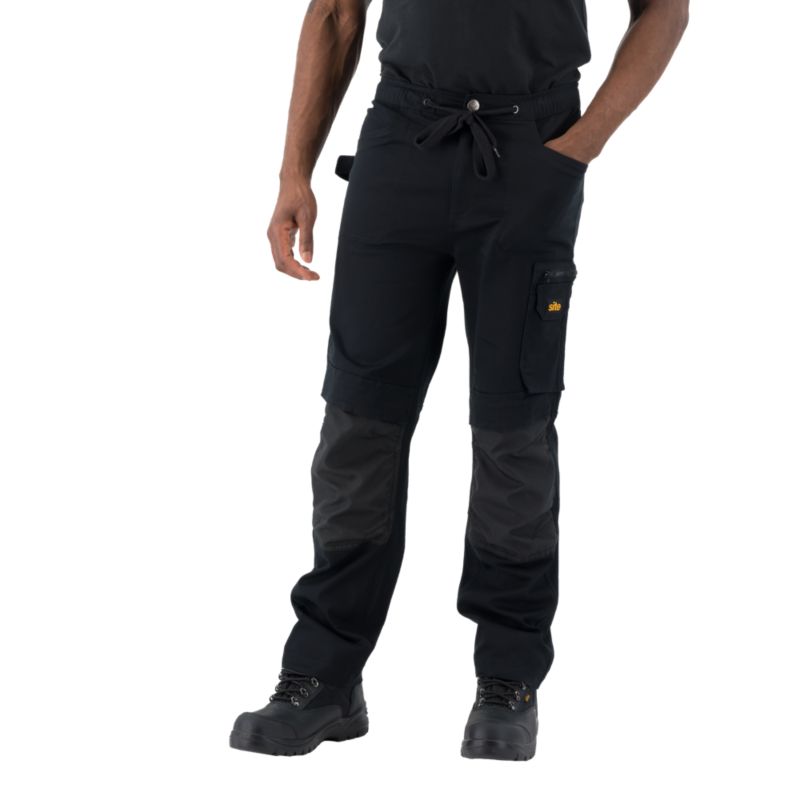 Site Dunnell sorte arbejdstøj bukser W38