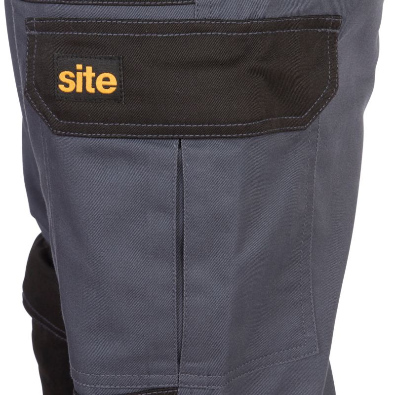 Site Harrier grå arbejdsbukser W38 L32 48