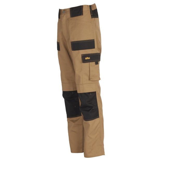 Arbejdssbukser Site Pointer beige W40 L32 50 med aftagelige ben