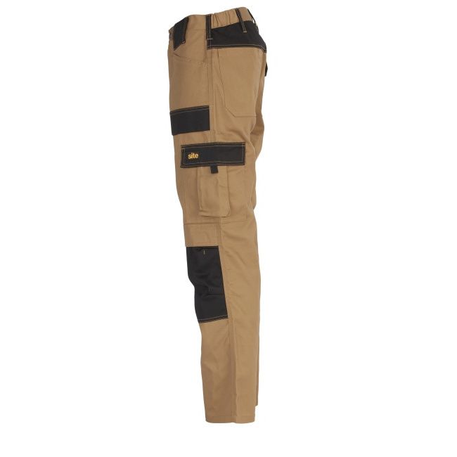 Arbejdssbukser Site Pointer beige W40 L32 50 med aftagelige ben