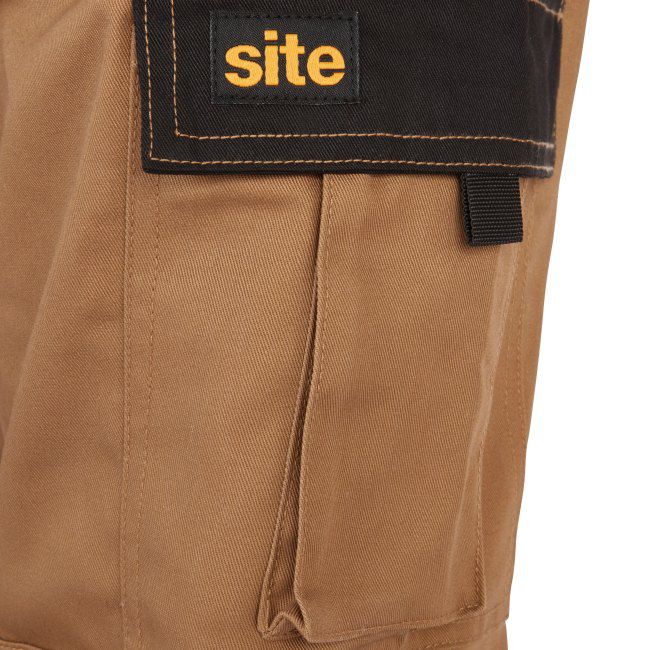 Arbejdssbukser Site Pointer beige W40 L32 50 med aftagelige ben
