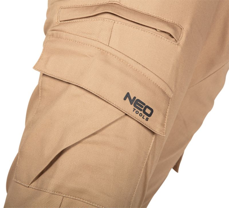Unisex jogger-arbejdsbukser NEO TOOLS XXXL OUTDOOR, beige, 1 stk.