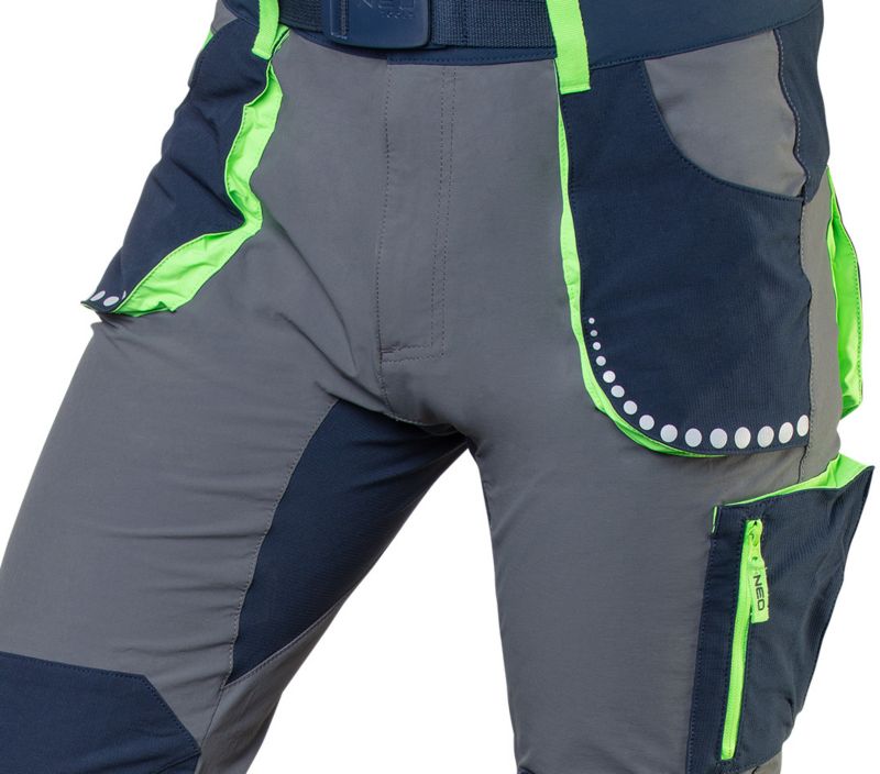 Unisex arbejdssbukser NEO TOOLS XL med 4-vejs stretch, 1 stk.