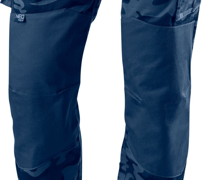 Unisex arbejdsbukser NEO TOOLS XS CAMO Navy 1 stk.