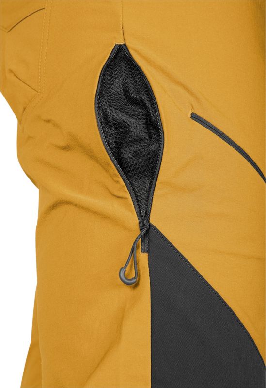 Unisex arbejdssbukser NEO TOOLS XS OUTDOOR, sennepsgul, 1 stk.