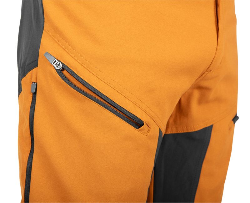 Unisex arbejdssbukser NEO TOOLS XS OUTDOOR, sennepsgul-grå, 1 stk.
