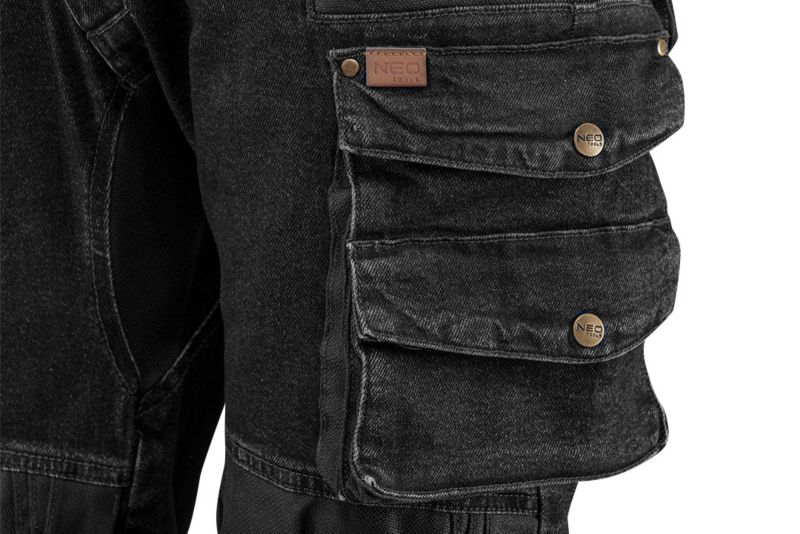 Unisex arbejdsbukser NEO TOOLS XXL sorte 1 stk.