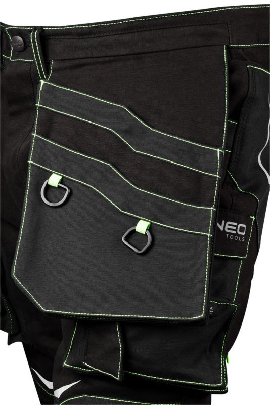Unisex arbejdssbukser NEO TOOLS XXL sorte 1 stk.