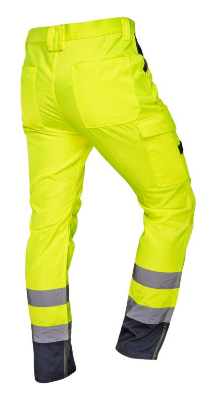 Unisex arbejdssikkerhedsbukser NEO TOOLS XXL i advarselsfarve, 1 stk.
