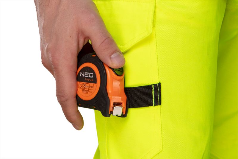 Unisex arbejdssikkerhedsbukser NEO TOOLS XXL i advarselsfarve, 1 stk.
