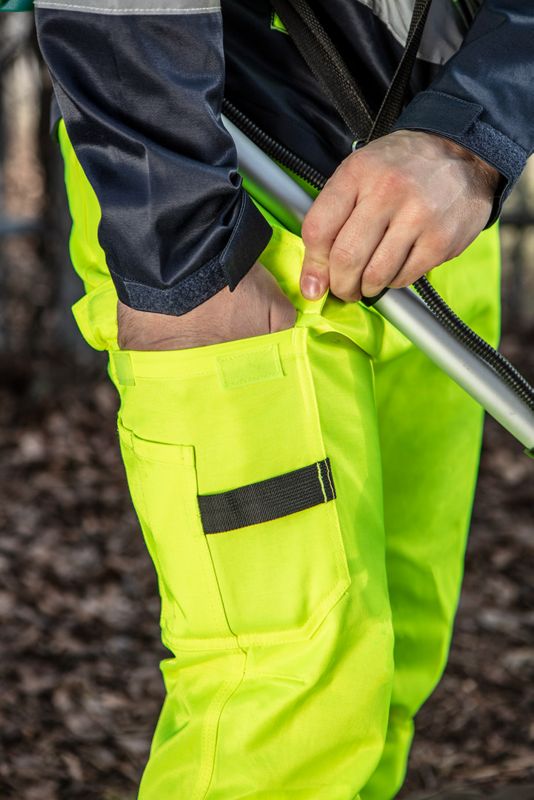 Unisex arbejdssikkerhedsbukser NEO TOOLS XXL i advarselsfarve, 1 stk.