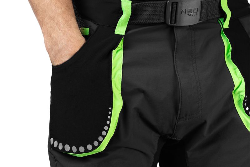 Unisex arbejdssbukser NEO TOOLS XXXL med 4-vejs stretch, 1 stk.