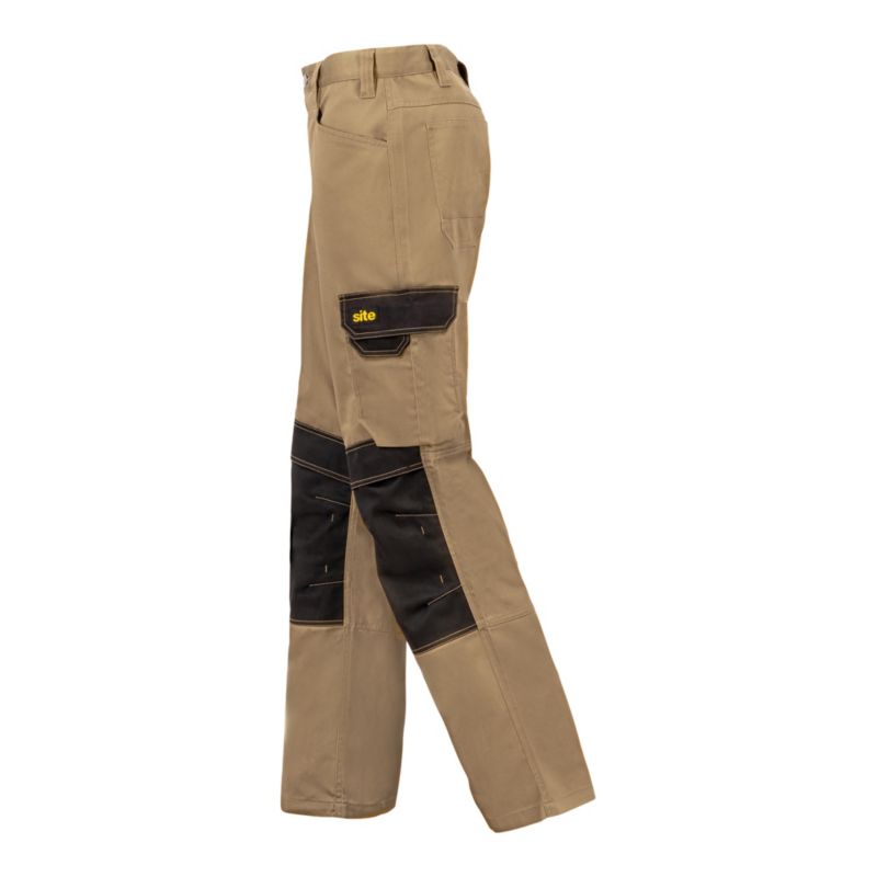 Site Coppell brune arbejdsbukser W28 L32 38