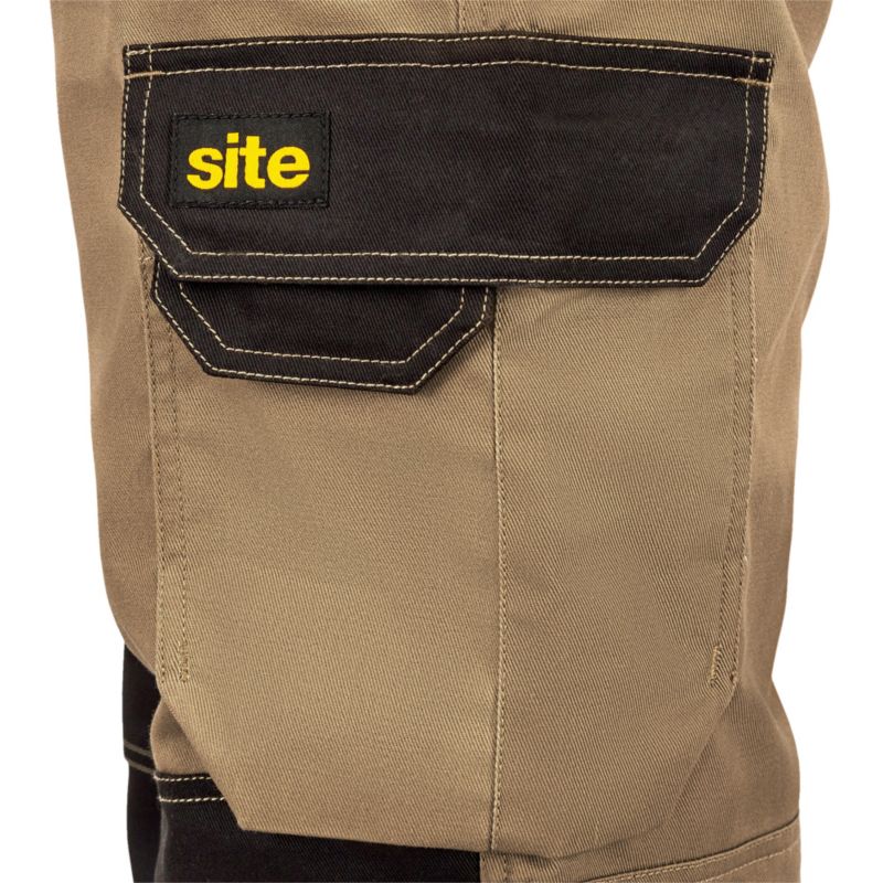 Site Coppell brune arbejdsbukser W28 L32 38