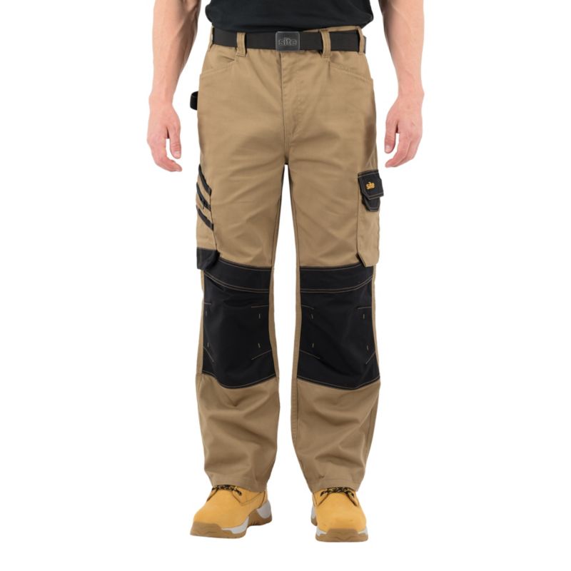 Site Coppell arbejdssbukser brune W38 L32 48