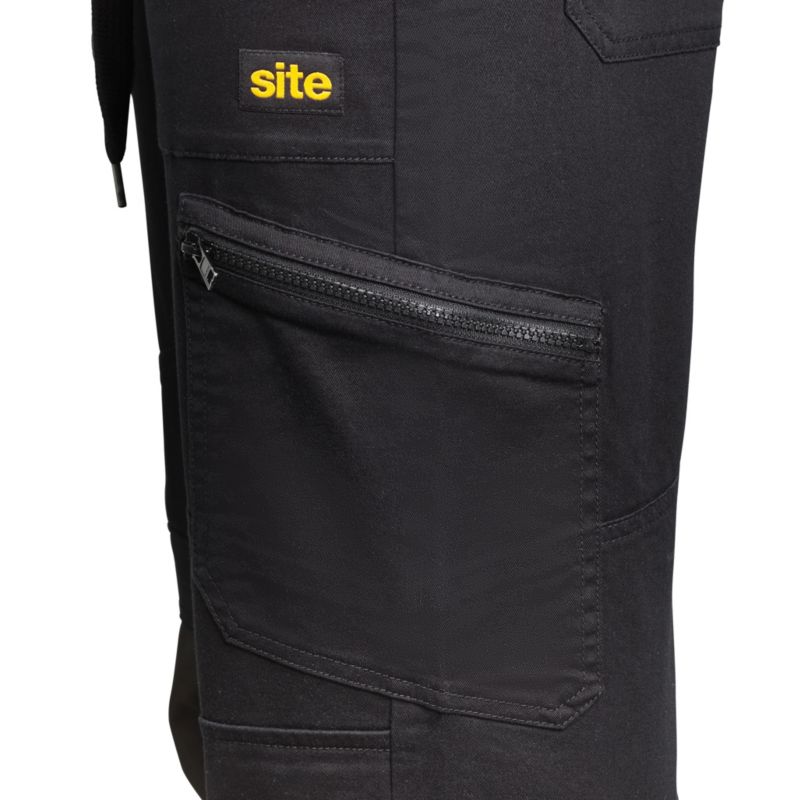 Site Tesem sorte arbejdsbukser W34 L32 44